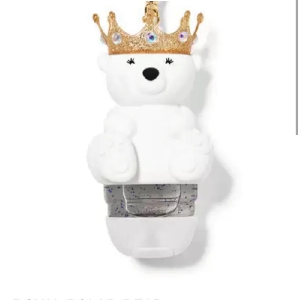 Bath & Body Works Polar Bear Pocketbac Hand Sanitizer Holder